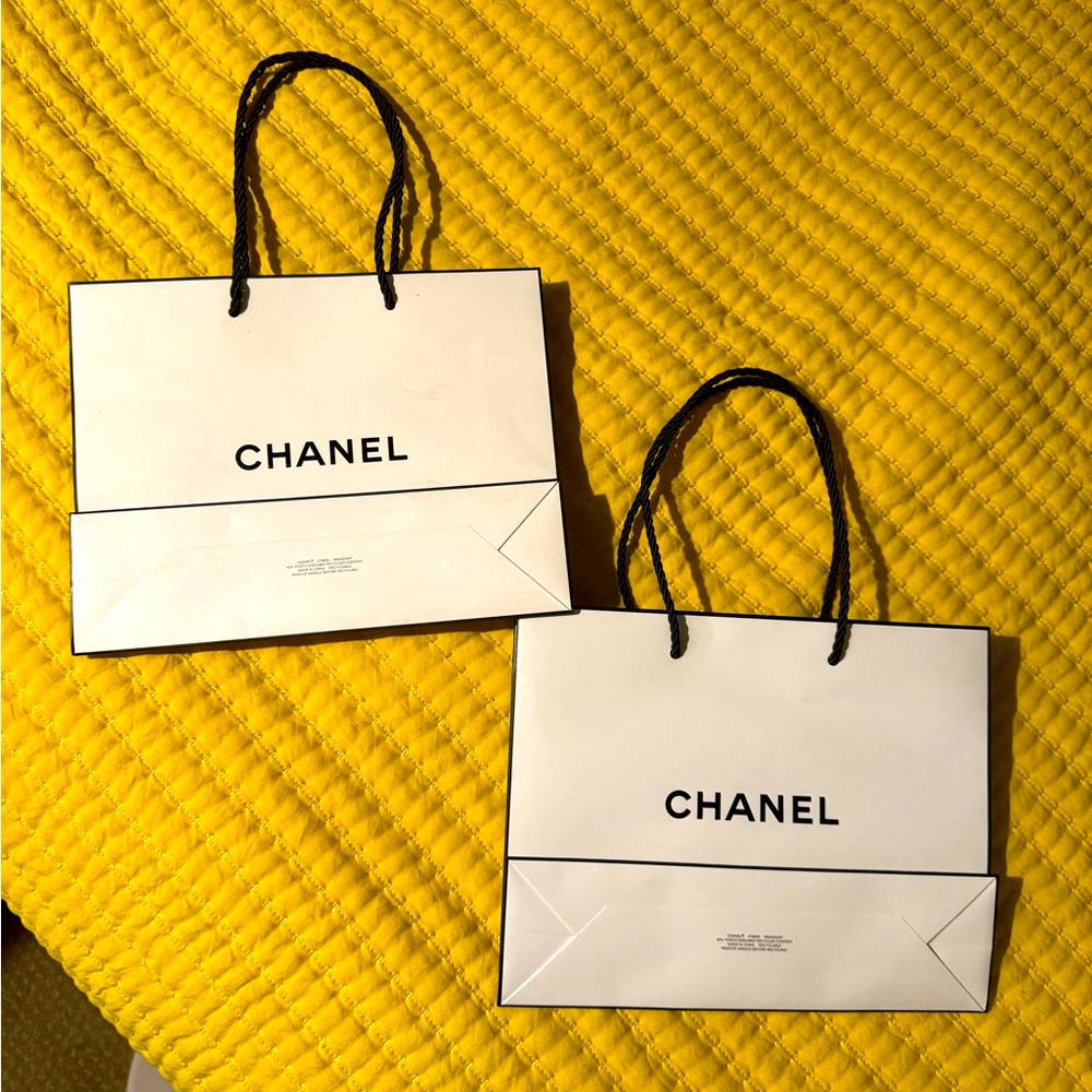 2 Chanel paper bags